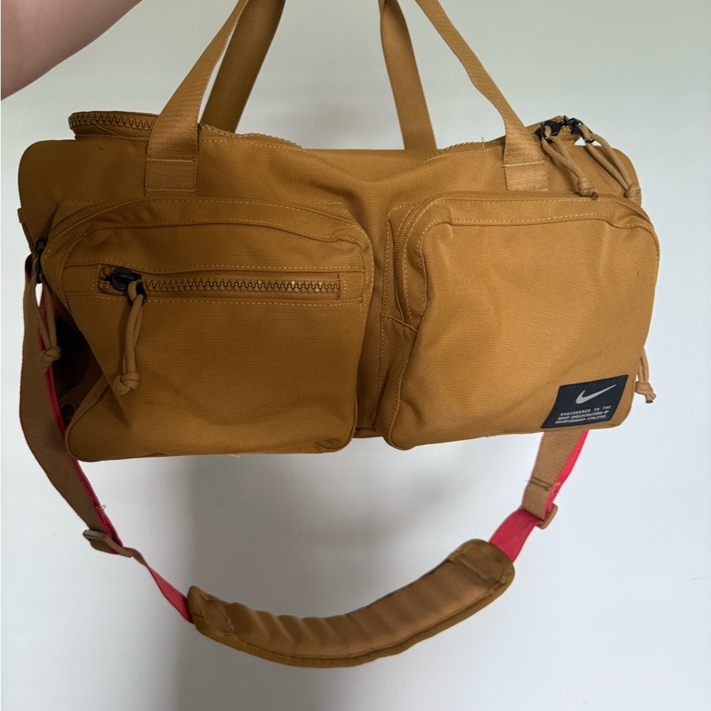 Nike Tan Duffel Bag for Everyday Use